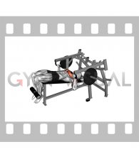 Lever Lying Decline Chest Press (plate loaded)