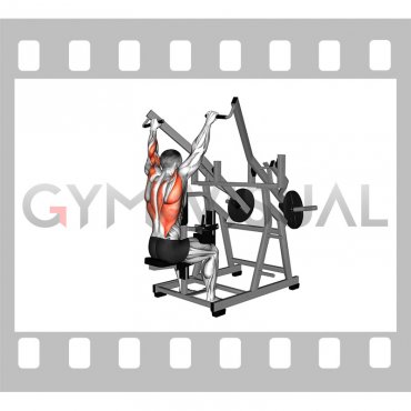 Lever Seated Wide Pulldown (plate loaded) (male)