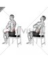 Seated Lean Back on a Chair (male)