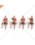 Seated Cross Body Punch on a Chair (male)