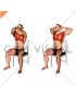 Seated Elbow Chest Fly on a Chair (male)