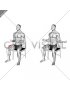 Seated External Rotation on a Chair (male)