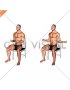 Seated External Rotation on a Chair (male)