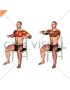 Seated Chest Press on a Chair (male)