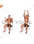 Seated Shoulder Press on a Chair (male)