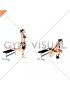 Kettlebell Split Squat (female)