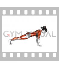 Knee Tuck Push-up (female)