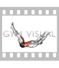 Lying Abdominal Scissors Crunch (male)