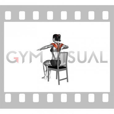 Sitting W Pose on a Chair (female)