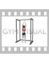 Resistance Band Standing Lat Pulldown (female)