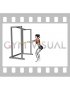 Resistance Band Standing Row (female)