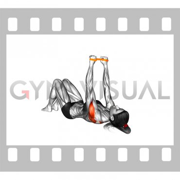 Resistance Band Lying Shoulder Abduction (female)