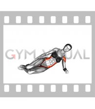 Serratus Push in Side Plank Position (female)