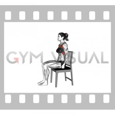 Sitting Press-up on a Chair (female)