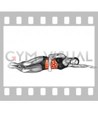 Side Lying Abdominal Press against Arm (female)