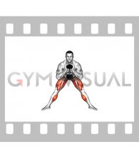 Dumbbell Goblet Side Lunge Stretch (VERSION 2) (male)