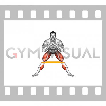 Resistance Band Side Lunge Stretch (VERSION 2) (male)