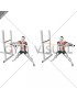 Resistance Band Wide Stance Anti Rotation Chop (male)