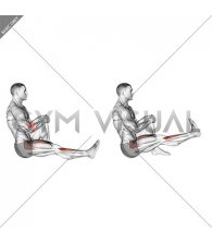 Sitting Floor Tibialis Raise (male)