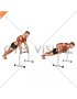 High Bar Incline Push-up (male)