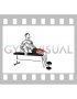 Dumbbell Sitting Leg Extension (male)