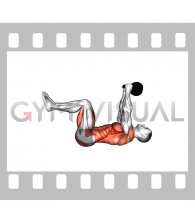 Kettlebell Pullover Dead Bug (male)