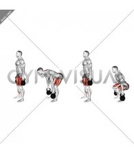Kettlebell Romanian Deadlift to Squat (male)