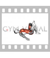 Lying Figure 4 Twisting Torso Stretch (male)