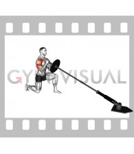 Landmine Half Kneeling Shoulders Press