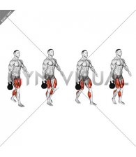 Kettlebell Unilateral Farmers Walk (male)