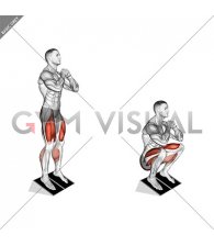 Bodyweight Elevated Heel Front Squat