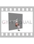Toe Touch Sit (wall)