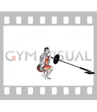 Landmine Single Arm Shoulder Press Squat (male)
