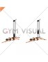 Cable Side Lying Floor Single Leg Kickback (female)