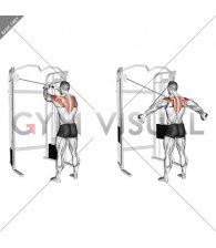 Cable 45 degrees Reverse Grip Reverse Fly (male)