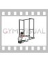 Band One Arm Twisting Seated Delt Row (female)