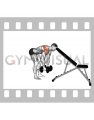 Dumbbell Alternating Rear Lateral Raise (support head)