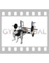 Barbell Banded Weighted Plate Bench Press (male)