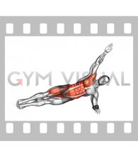 Side Plank Toe Tap (male)