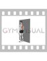 Standing Spinal Rotation Stretch against Wall (male)