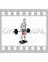 Barbell Elevated Hack Squat (male)