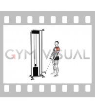 Cable Full Front Raise (male)