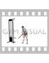 Cable Bent Over Golf Swing Pull Torso Rotation (male)