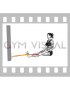 Resistance Band Sitting Floor Ankle Dorsi Flexion (female)