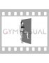 Standing Gluteus Medius Press against Wall (female)