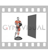 Medicine Ball Single Leg Balance Throw (male)