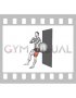 Stability Ball Isometric Single Leg Squat (male)