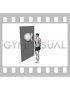 Exercise Ball Serratus Wall Single Leg Slide