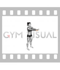 Resistance Band Supinated grip Pull Apart (female)