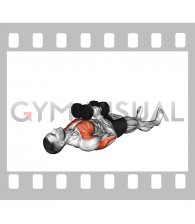 Dumbbell Lying Floor Squeeze Press